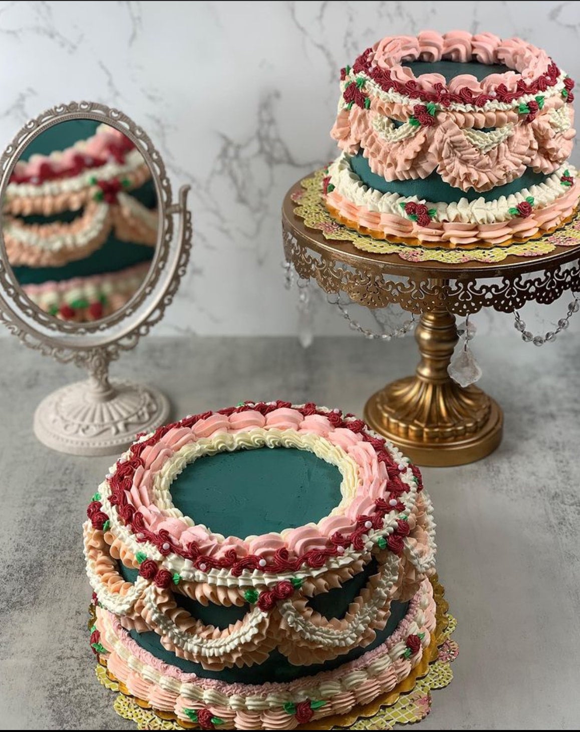 Vintage Buttercream Cakes Velvet Valley Cakes